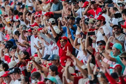 Exhibition game - Mexico Red Devils vs New York Yankees, Mexico City - 24 Mar 20 Stock Photos
