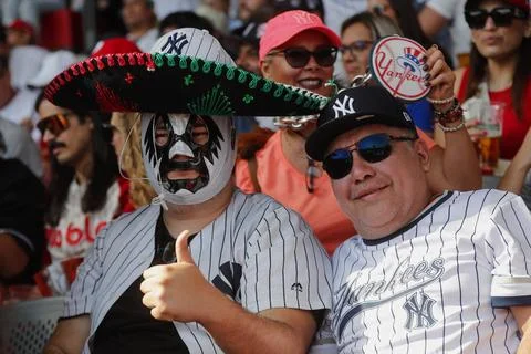 Exhibition game - Mexico Red Devils vs New York Yankees, Mexico City - 24 Mar 20 Stock Photos