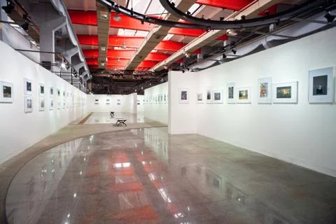 Exhibition hall Stock Photos