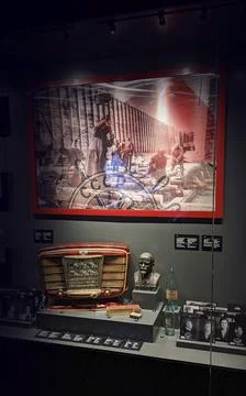 Exhibition of museum Stock Photos