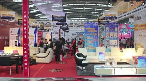 Exhibition room Stock Footage 10572329