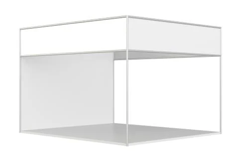 Exhibition standard stand for presentation Stock Illustration