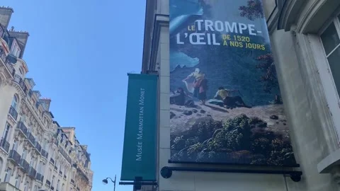 Exhibition on 'trompe l'oeil' opens in Paris, París, FR - 18 Oct 2024 Stock Footage 288475507