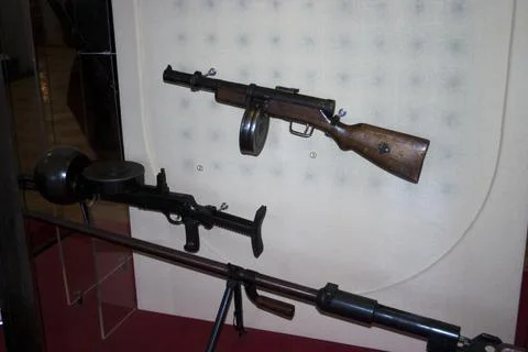 Exhibition of weapons in the Tula Kremlin. Stock Photos