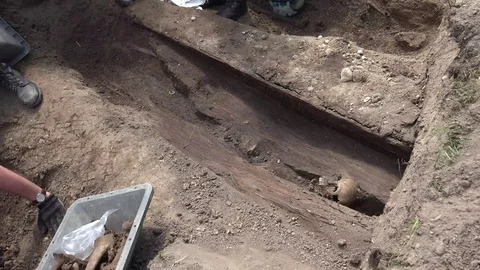 Exhumation of Human Remains 2 動画素材 109535125