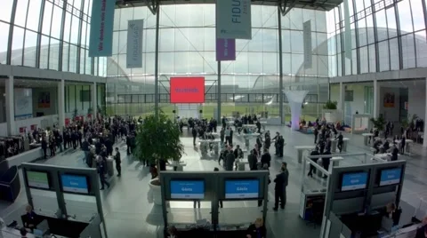 Exihibition hall (overview) Stock Footage 62250324