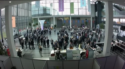 Exihibition hall (overview) Stock Footage 62254609