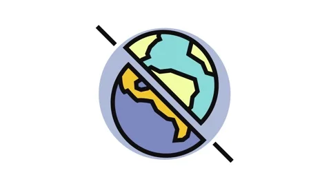 The existence of parallel universes color icon animation Stock Footage 326110799