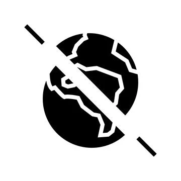 The existence of parallel universes glyph icon vector illustration Stock Illustration