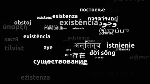 Existence Translated in 50 Worldwide Languages Endless Looping 3d Zooming Wor Stock-Footage 145205767
