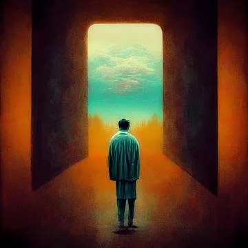 Existentialism Stock Illustration