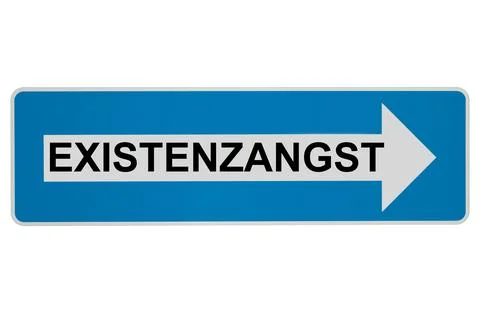 Existenzangst  Existential Fear 스톡 사진