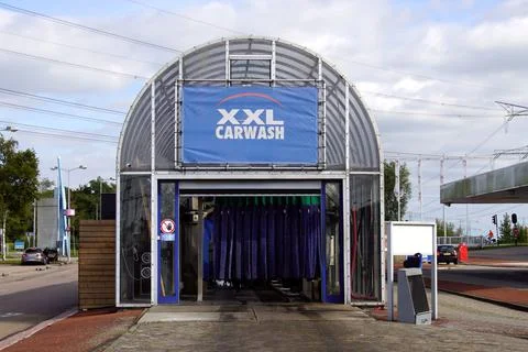 Exit of Carwash XXL Stock Photos