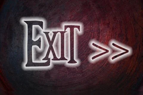 Exit concept Stock Illustration
