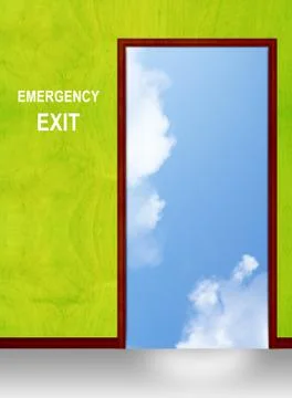 Exit door Stock Photos