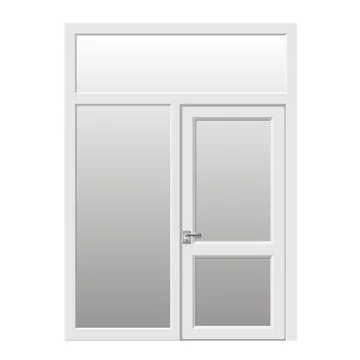 Exit door to the terrace Stock Illustration