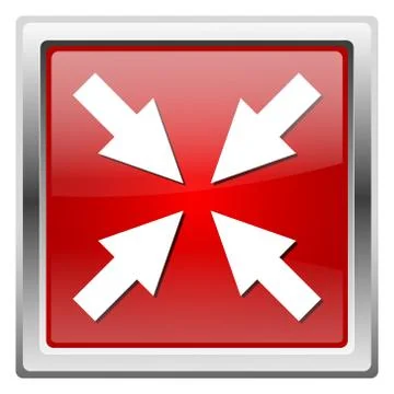 Exit full screen icon Stock Illustration