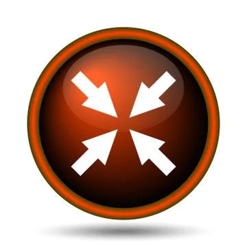 Exit full screen icon Stock Illustration