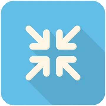 Exit full screen icon Stock Illustration