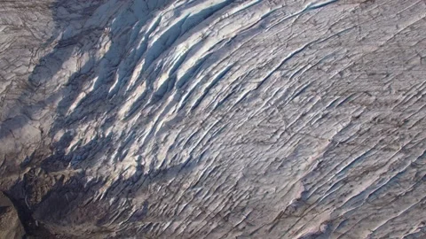 Exit glacier aerial view Stock Footage 146775093