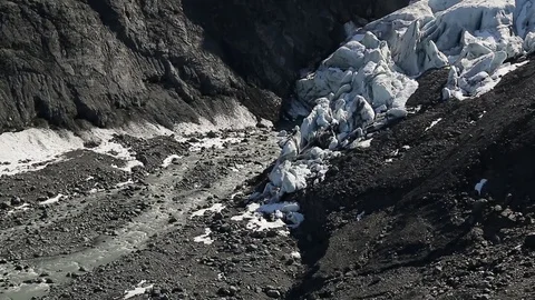 Exit Glacier Alaska Close up Stock Footage 79330175