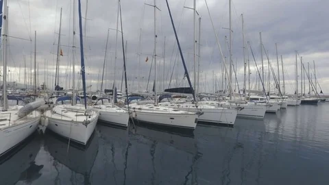 Exit from the harbour Stock Footage 74095104