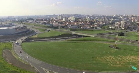 Exit the highway Stock Footage 106855465