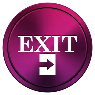 Exit icon Stock Illustration