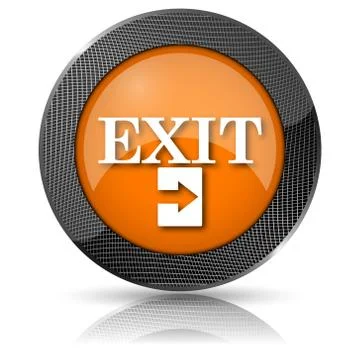 Exit icon Stock Illustration