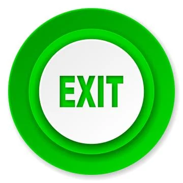 Exit icon. Stock Illustration