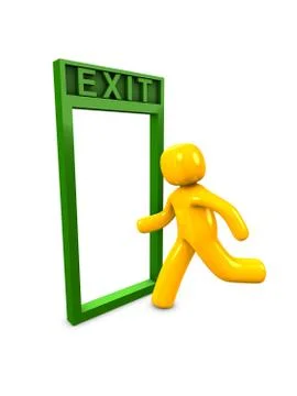 Exit Stock Illustration