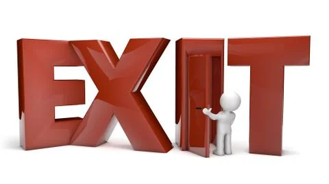 Exit Stock Illustration