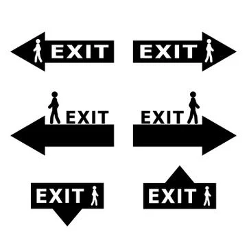 Exit Stock Illustration
