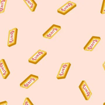 Exit information isometric icon seamless pattern Stock Illustration