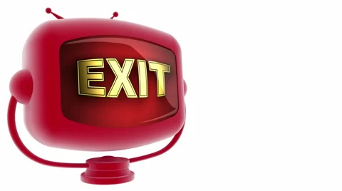 Exit on loop alpha mate tv Video stock 2652548