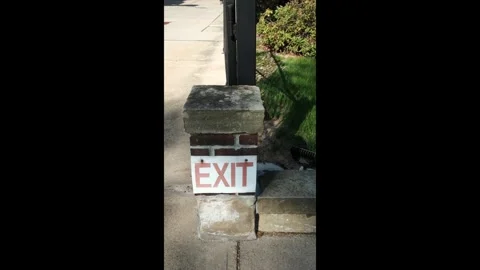 Exit sign Stock-Footage 308302895