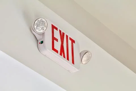 Exit Sign Stock Photos