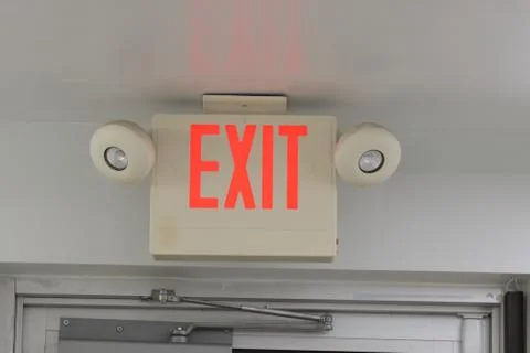 Exit Sign Stock Photos