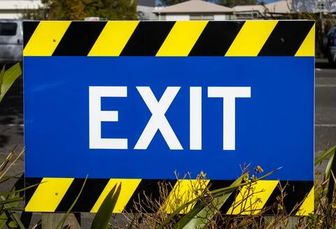 Exit Sign Stock Photos