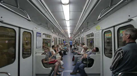 Exit of subway car Stock Footage 37260153
