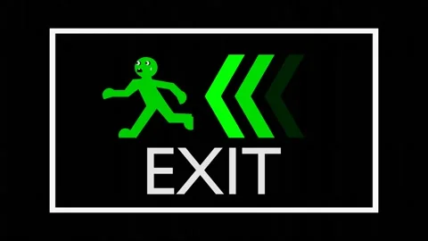 Exit001 left1200-1560 Stock Footage 147930944