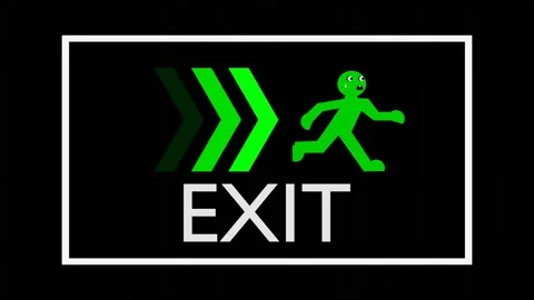 Exit001 right1200-1560 Stock Footage 147930951