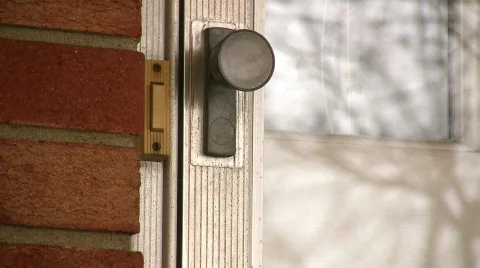 Exiting a House 库存影片 72603