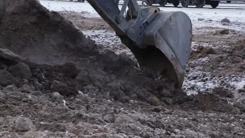 Exkavator kovsh Stock Footage 165227131