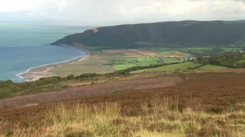 Exmoor Coastline Stock Footage 18174359