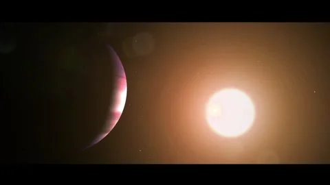 Exo-planet animation Stock Footage 295157887