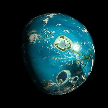 Exo Planet Illustrazione stock