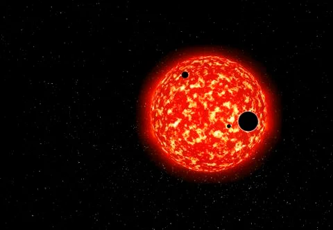 Exo planet Stock Illustration