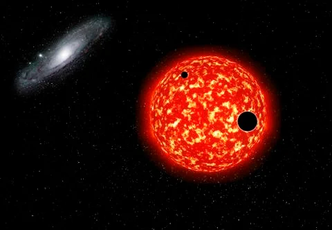 Exo planet Stock Illustration