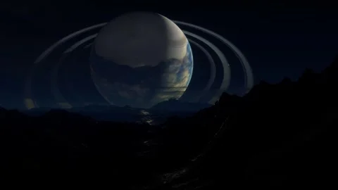 Exo-Planet Timelapse, Animation 4K Stock Footage 242507321